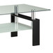 Moriah - 1 Shelf Rectangular Coffee Table - Black
