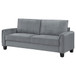 Dixon - Upholstered Sofa With Rounded Arms And Texture - Gray