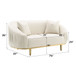 Martina - Loveseat With 2 Pillows - Ivory