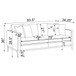 Montauk - Upholstered Sofa With Reversible Cushions - Light Gray