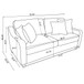 Mahaffey - Christine Upholstered Sloped Arm Sofa - Beige