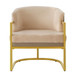 Upholstered Reading Accent Armchair For Living Room