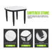 Outdoor Elegance Table, Rounded Corners