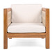 Outdoor Club Chair & Rope Arm And Cushions
