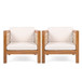 Outdoor Club Chair & Rope Arm And Cushions