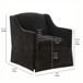 Luisa - Skirted Swivel Accent Chair