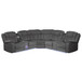 Challenger - Recliner Sectional Sofa, Built In USB, C Ports & Bluetooth