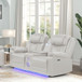 Challenger - LED Power Recliner Loveseat