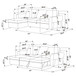 Kenna- Sleeper Sectional Sofa With Storage Ottoman