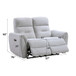 Eastre - Power Motion Loveseat With USB Port - Gray