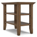 Acadian - Narrow Side Table - Rustic Brown