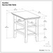 Acadian - Narrow Side Table - Rustic Brown