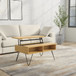 Hunter - Lift Top Coffee With Hidden Storage - Oak
