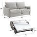 Jinn - Sofa With Sleeper - Beige