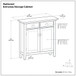 Redmond - Entryway Cabinet With Adjustable Shelves And Drawers - Brown