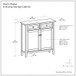 Warm Shaker - Entryway Storage Cabinet - Brown