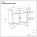 Draper - Entryway Storage Cabinet - Brown