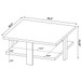 Runnion - Square Coffee Table - Light Brown