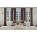 Saanich - Upholstered Curved With Plump Accent Pillows - Beige