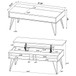 2 Piece Lift Top Coffee And End Table Set With Hairpin Legs - Golden Oak