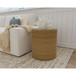 Burma - Round Side Table - Light Brown