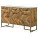 Paloma - 3 Door Herringbone Accent Cabinet - Natural