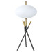 Clarendon - Orb Shade Tripod Table Lamp Desk & Bedside Lamp - Black