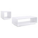 Fletcher - 2 Piece Coffee And End Table Set - Gloss White
