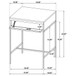 Wyrik - Rectangular Side End Table - Honey
