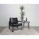 Goldbriar - Upholstered Track Arm Accent Chair - Black