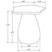 Trevor - Side Table With Cloud Shaped Top