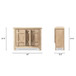 Rowan - 2 Door Accent Cabinet - Natural