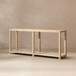 Milo - Console Table With Lower Shelf - Natural