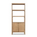 Nolan - Bookcase With Lower Cabinet - Natural