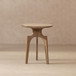 Carmel - Round Side Table - Antique Brown