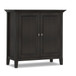Amherst - 2 Door Storage Cabinet & Adjustable Shelving - Brown