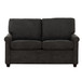 Convertible Twin Sleeper Sofa With USB Ports, 2 Seater Upholstered Loveseat - Dark Gray