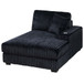 6 Piece Modular Sectional Sofa Set Upholstered Living Room Plush Couch With Cup Holders And USB Port - Black