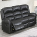 Power Reclining Sofa With Built In USB Port - Black