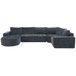 Modular Cloud Sectional Sofa Set, U-Shaped Upholstered Couch With Deep Seat
