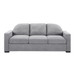 Modern 3 Seater Sofa With Curved Backrest
