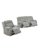 Modern Living Room Set With Pillow Arms