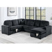 Modern Design Convertible Sectional Storage Bed With USB Port