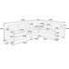 L-Shaped Sectional Set For Living Room