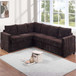 L-Shaped Sectional Set For Living Room