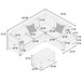 Contemporary Sectional Set With Right Arm Chaise, Left Arm Sofa With USB Port, Storage Ottoman