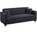 Modern Convertible Sofa With Hidden Storage USB Port, Cup Holder