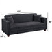 Modern Convertible Sofa With Hidden Storage USB Port, Cup Holder