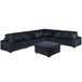 Contemporary Style Modular Sectional Sofa Set With USB, Cup Holder