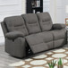 Modern Contemporary Power Reclining Sofa With USB Port